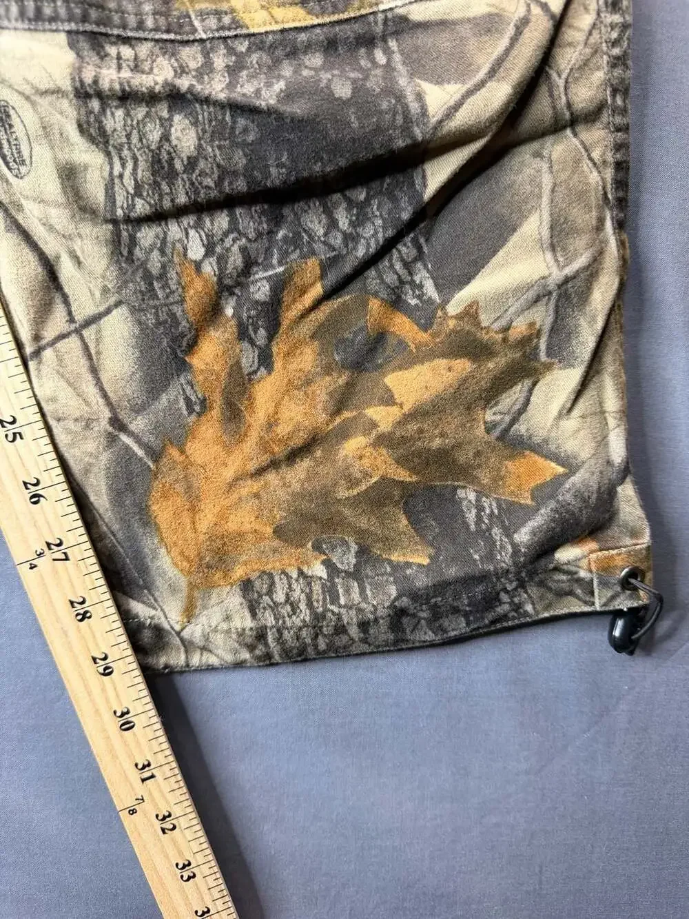 Wrangler Pro Gear Realtree Hardwoods Camo Cargo Pants Mens Size 40x30